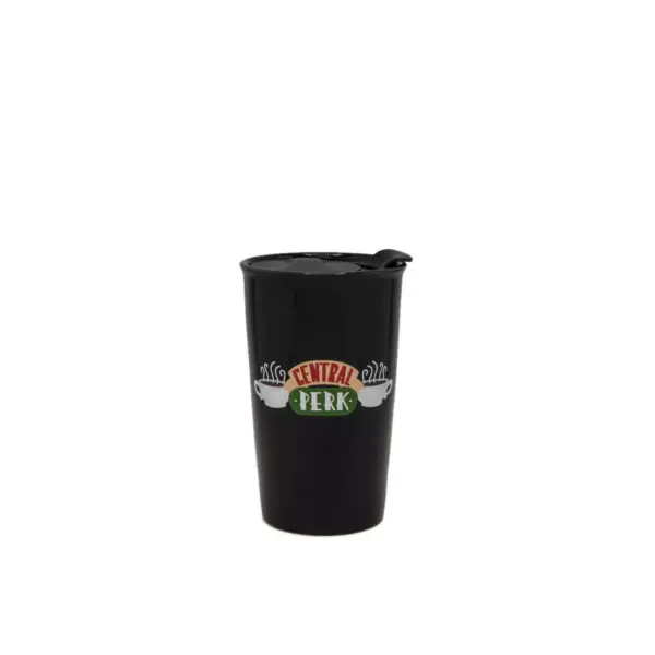 Friends 10oz Ceramic Central Perk Travel Mug - Silver Buffalo