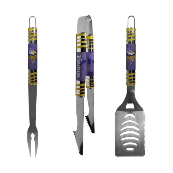 NFL Minnesota Vikings Tailgater BBQ Set 3pc