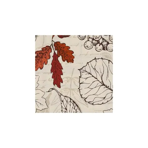 Set of 4 Embellished Placemat Acorn Harvest - Design Imports