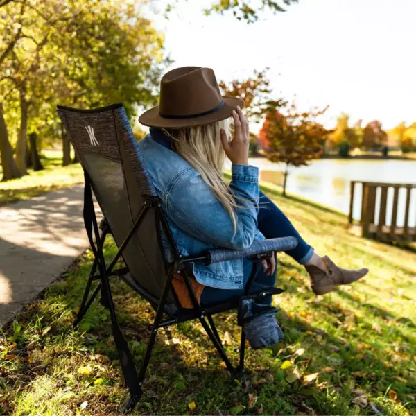 Kijaro Dual Lock Low Profile Hard Arm Chair - Hallett Peak Gray