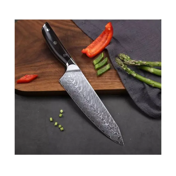 BBQ Dragon Damascus 8" Chef Knife