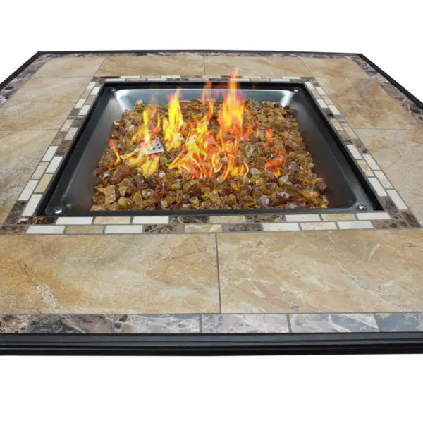 Square Tile Top Fire Pit - AZ Patio Heaters