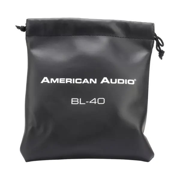 American Audio BL-40 Folding On-Ear Headphones Black