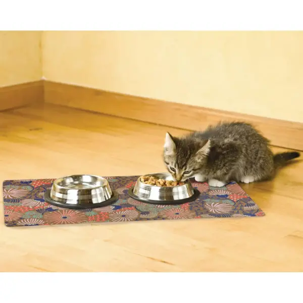 Drymate Dog and Cat Feeding Placemat - Reef Brown