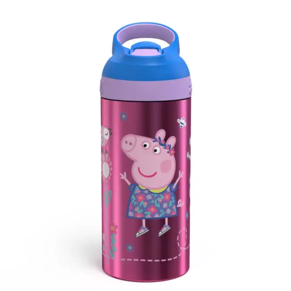 Peppa Pig 19.5oz Stainless Steel Water Bottle Pink/Blue