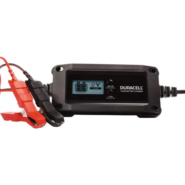 Duracell 4 Amp Battery Charger Maintainer and Gel Batteries