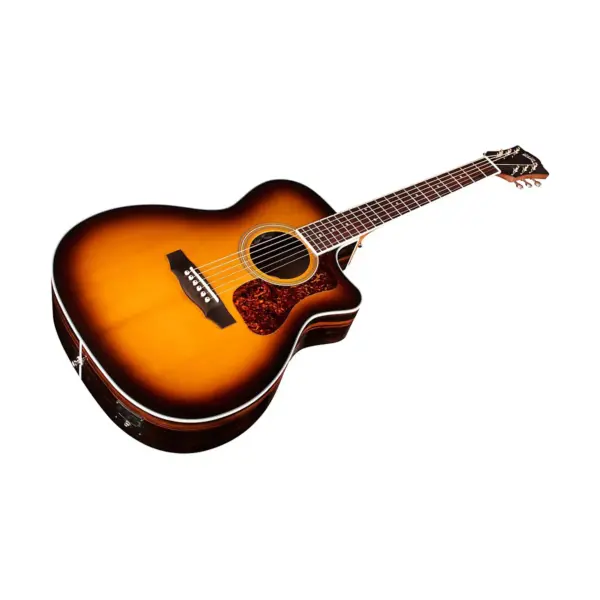 Guild OM-260CE Deluxe Orchestra Cutaway Acoustic-Electric Guitar Antique Burst