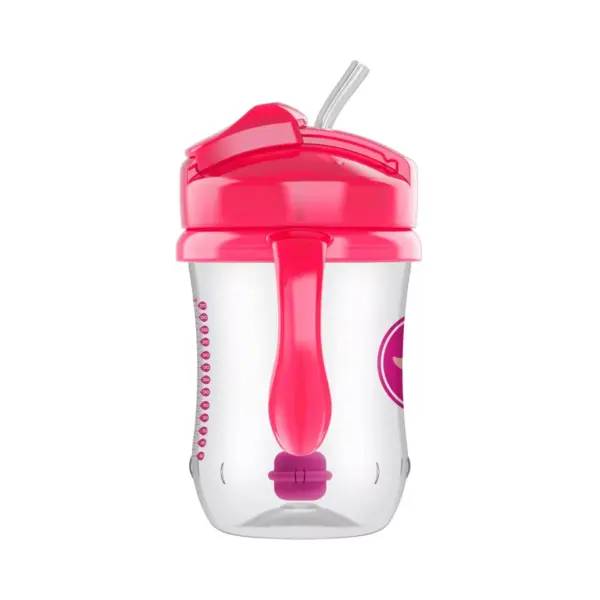 Dr. Brown's Milestones Baby's First Straw Cup - Pink