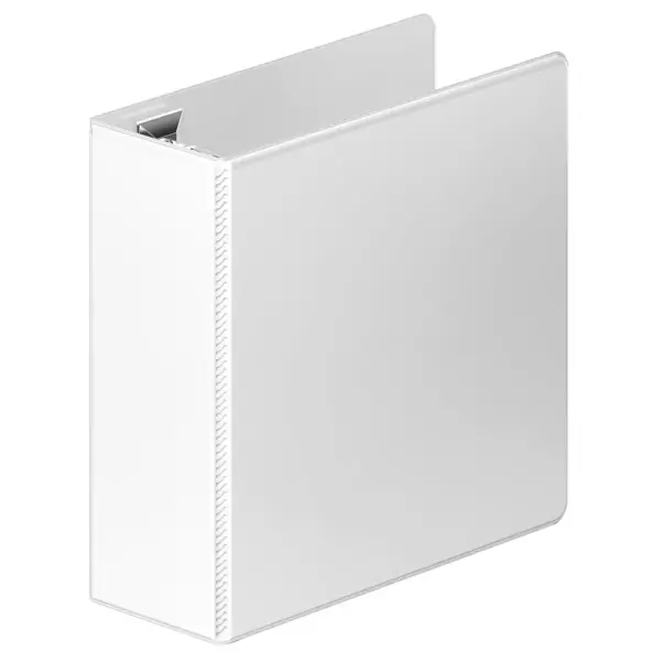 Wilson Jones Ultra Duty D-Ring View Binder w/Extra-Durable Hinge 4" Cap White 86640