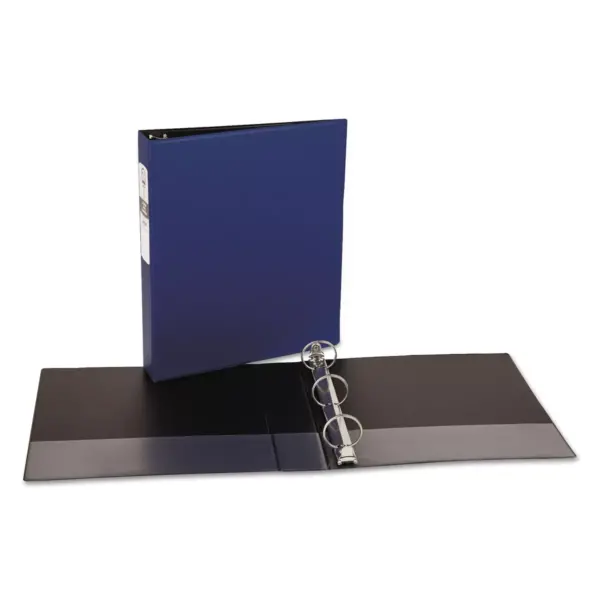 Avery Economy Non-View Binder with Round Rings 11 x 8 1/2 1 1/2" Capacity Blue 03400