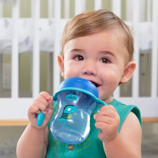 Chicco First Spout Trainer Portable Drinkware Sippy Cup - Blue - 2pk/7oz Each