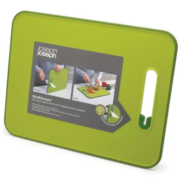 Joseph Joseph Slice&Sharpen Chopping board with integrated knife sharpener