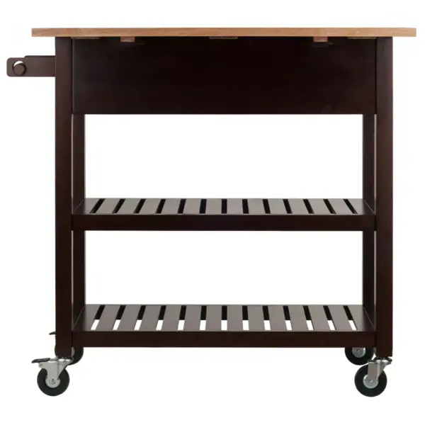 Langdon Kitchen Cart Cappuccino - Winsome