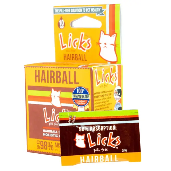 Licks Cat Hairball Remedy - 10ct