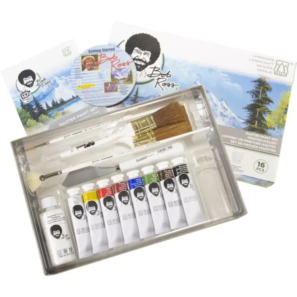 Bob Ross Master Paint Set 16 Piece Set