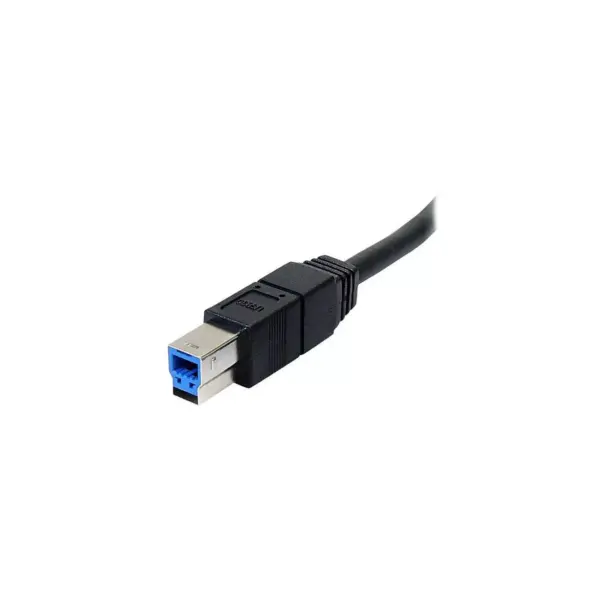 StarTech 6' Superspeed USB 3.0 Type A Male To Type B Male Cable, Black USB3SAB6BK