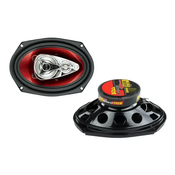 BOSS CH6940 6x9" 500W 4-Way+6.5" 350W 2 Way Car Audio Speakers+2 Ch Amplifier