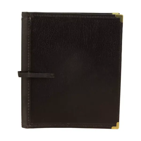 Deer River Deluxe Black Choral Folio with Hand Strap Black