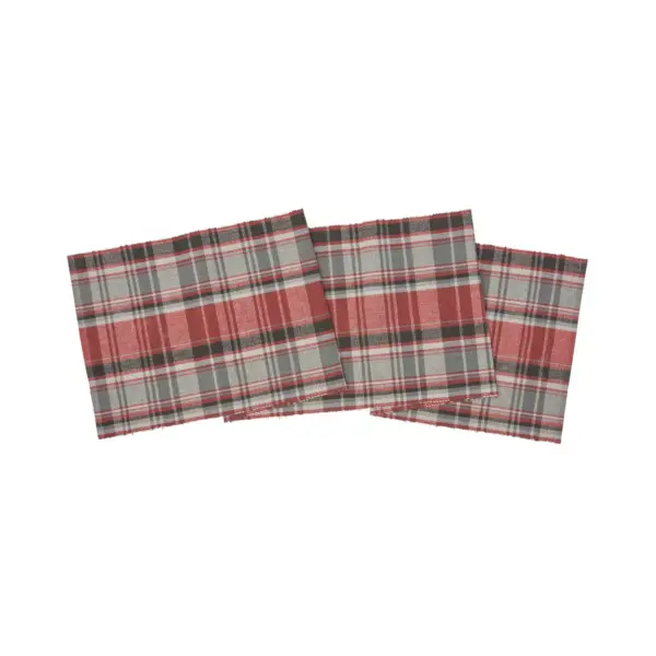 C&F Home 13" x 72" Saffron Plaid Runner