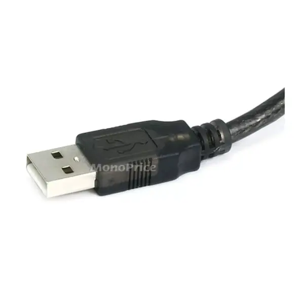 Monoprice USB 2.0 Cable - 49 Feet - Black | USB Type-A to USB Type- B, Active, 28/24AWG