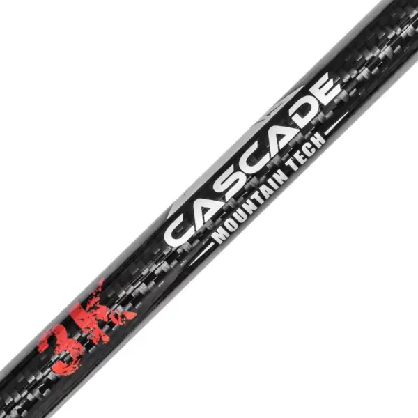 Cascade Mountain Tech 3K Carbon Fiber Quick Lock Trekking Poles - Cork Grip