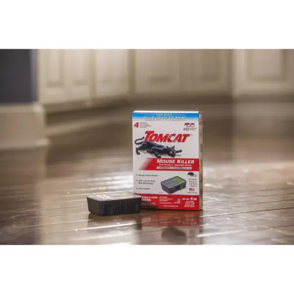 TomCat Mouse Killer II Disposable - 4ct