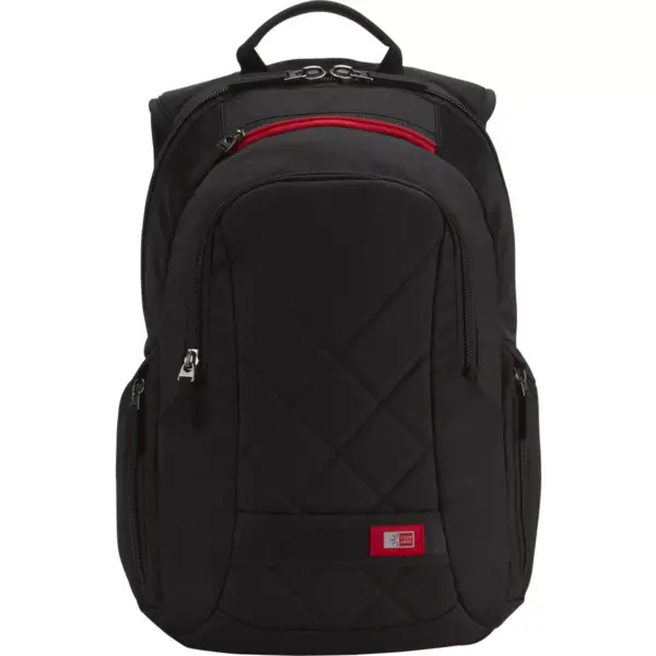 Case Logic DLBP-114 Carrying Case (Backpack) for 15" Notebook - Black - Scratch Resistant - Polyester - Shoulder Strap