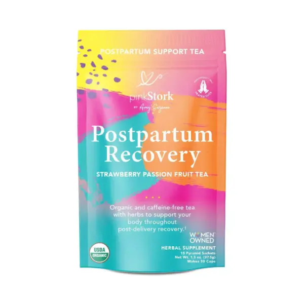 Pink Stork Recovery Tea - Strawberry Passion Fruit Pouch - 15ct