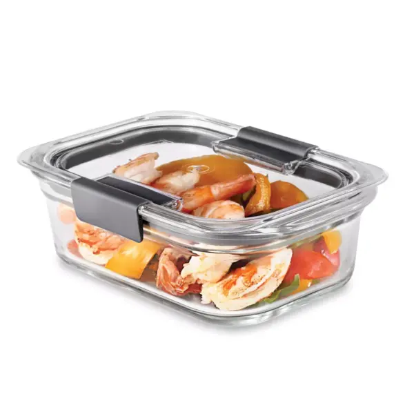 Rubbermaid 8pc Brilliance Glass Food Storage Container Set