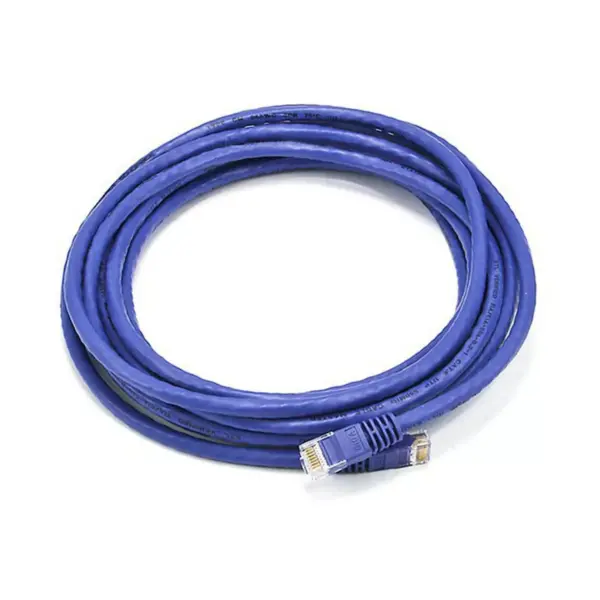 Monoprice Cat5e Ethernet Patch Cable - 14 Feet - Purple | Network Internet Cord - RJ45, Stranded, 350Mhz, UTP, Pure Bare Copper Wire, 24AWG