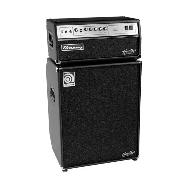 Ampeg Heritage SVT-CL 300W Tube Bass Amp Head with 4x10 500W Bass Speaker Cab