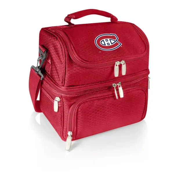 NHL Montreal Canadiens Pranzo Dual Compartment Lunch Bag - Red