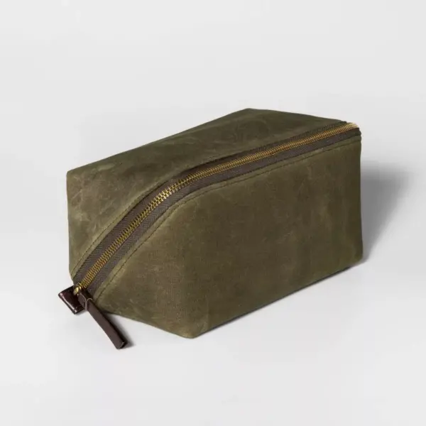 Men's Olive Diagonal Zip Kit - Goodfellow & Co™