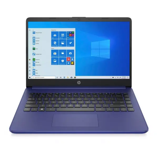 HP 14" Stream Touchscreen Laptop with Windows 10 Home in S mode - AMD Processor - 4GB RAM Memory - 64GB Flash Storage - Indigo Blue (14-fq0037nr)