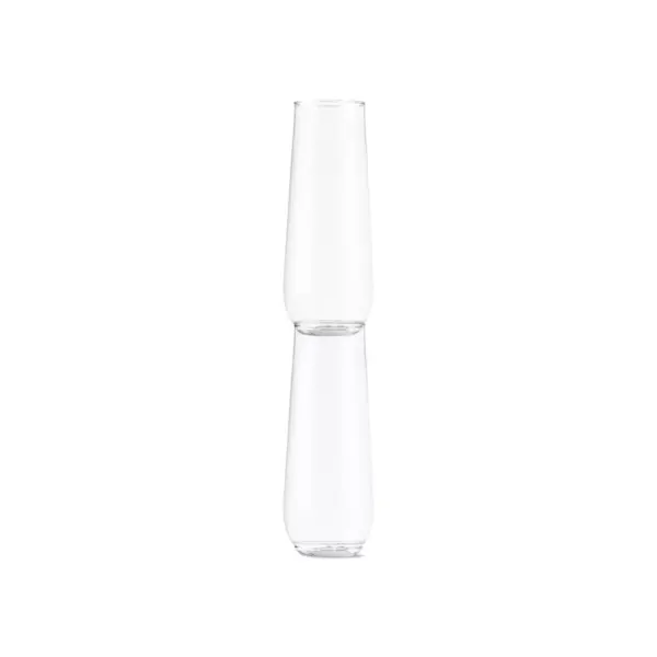 9oz Set of 48 Flute Plastic Champagne Glasses Clear - TOSSWARE