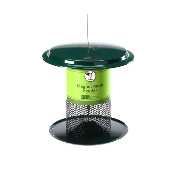 Birds Choice 5qt Backyard Nature XCD72 Bird Stuff Magnet Mesh Feeder - Green