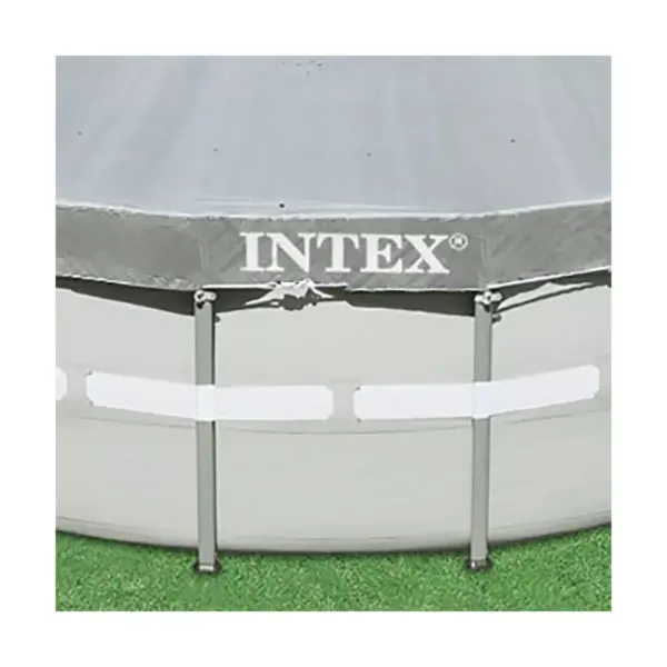 Intex 28041E UV Resistant Deluxe Debris Pool Cover for 18-Foot Intex Ultra Frame Round Above Ground  Swimming Pools with Drain Holes