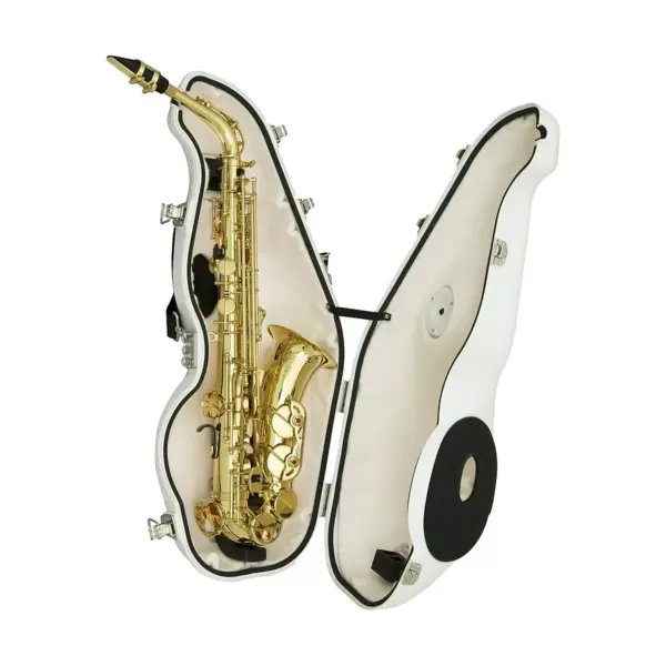 e-Sax Practice Mute System for Alto Saxophone II White