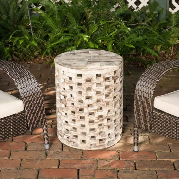 Coconino 3pc Wicker Patio Chat Set - Balkene Home