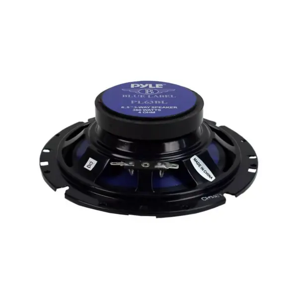 Pyle PL63BL 6.5" 360 Watts 3-Way Car Audio Coaxial Speakers PAIR Blue