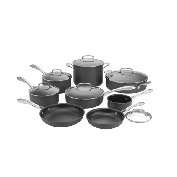 Cuisinart Classic 14pc Hard Anodized Cookware Set - 63-14