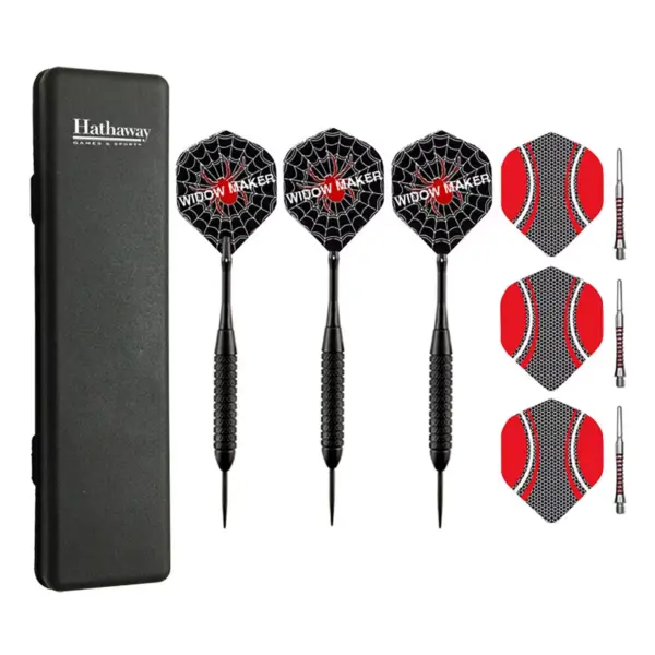 Hathaway Widow Maker Steel Tip Darts - 3pk