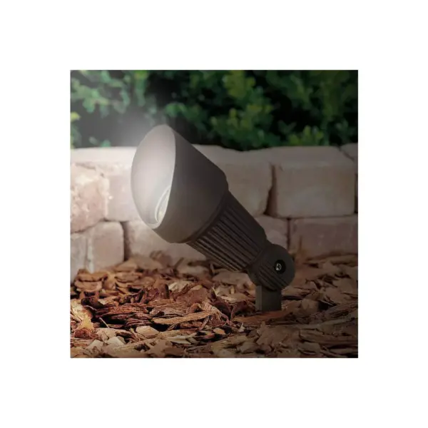 John Timberland Hooded Bronze 6-Piece LED Landscape Spot Light Set