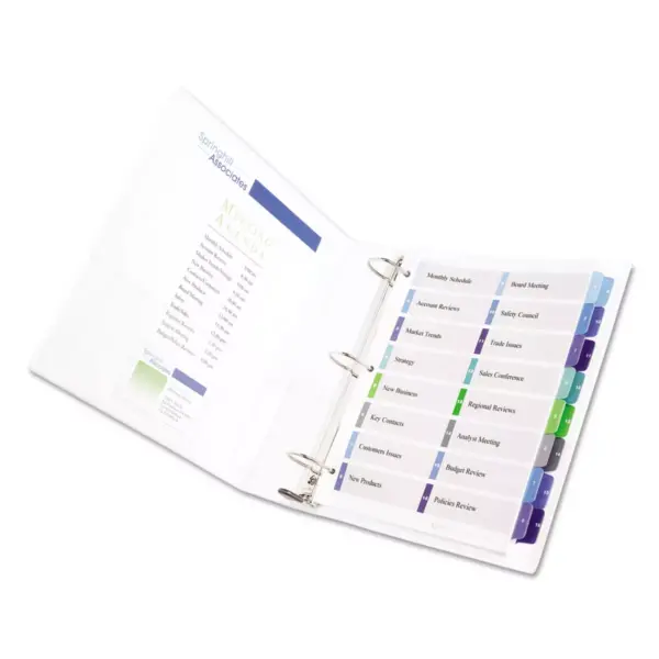 Avery Ready Index Customizable Table of Contents Double Column Dividers 16-Tab Ltr 11320