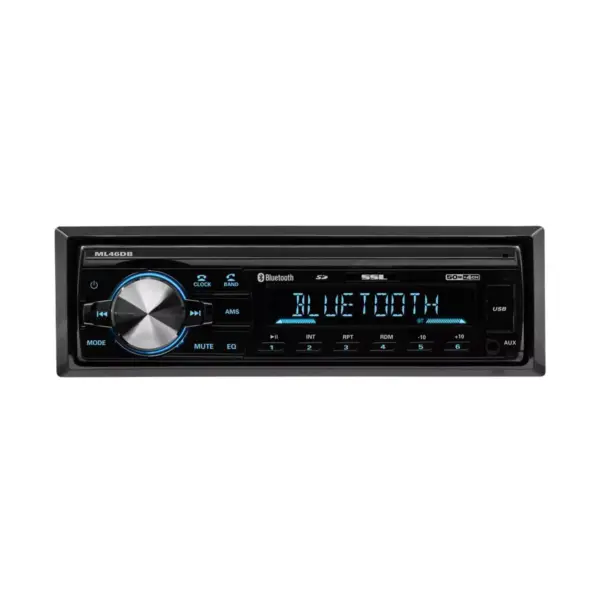 Soundstorm Bluetooth 1-Din MechLess Car Stereo Radio MP3 USB/Aux Receiver ML46DB