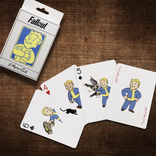 Just Funky Fallout Vault Boy Playing Cards