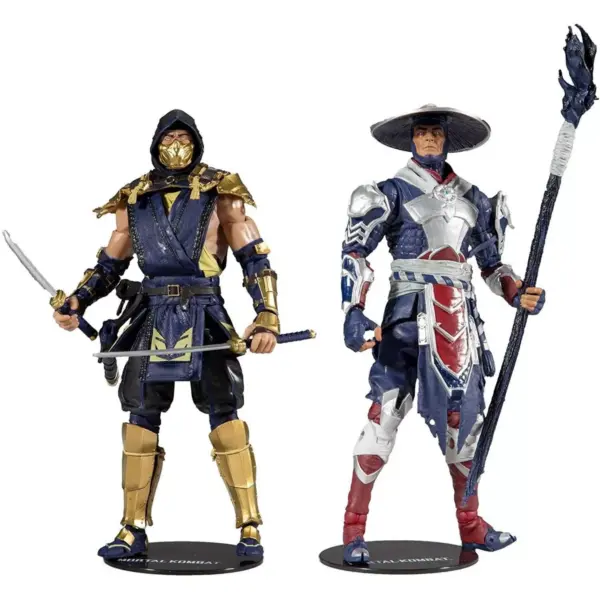 Mcfarlane Toys Mortal Kombat 7 Inch Action Figure 2-Pack | Scorpion & Raiden