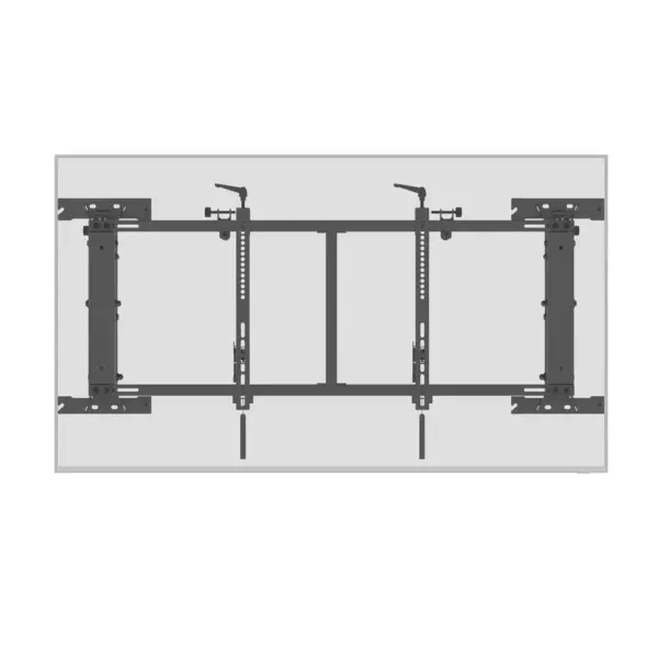 Monoprice Push-to-Pop-Out Wall Mount for 50in to 55in Screens, Max Weight 154 lbs, VESA Patterns up to 800x400 - Commercial Series