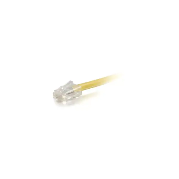 C2G-10ft Cat5e Non-Booted Unshielded (UTP) Network Patch Cable - Yellow - Category 5e for Network Device - RJ-45 Male - RJ-45 Male - 10ft - Yellow