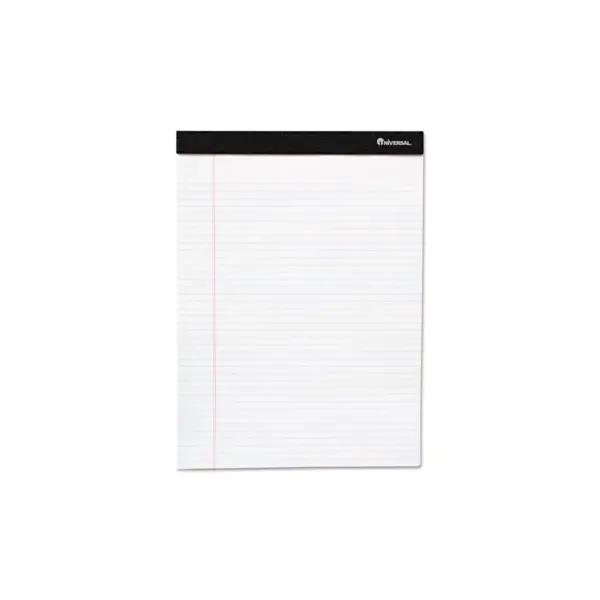 Universal Premium Ruled Writing Pads White 5 x 8 Legal Rule 50 Sheets 12 Pads 57300